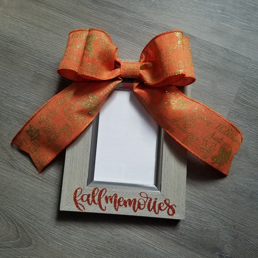 Custom Fall Picture Frame - Picture 2 of 2